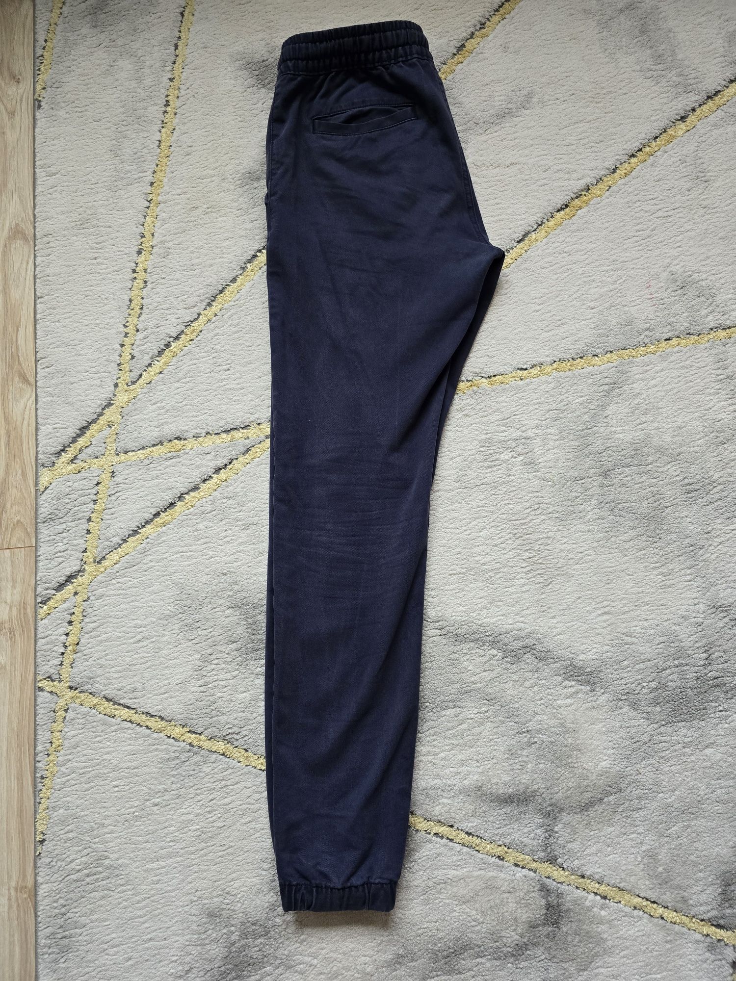 Spodnie joggery Tommy Hilfiger granatowe, rozmiar S
