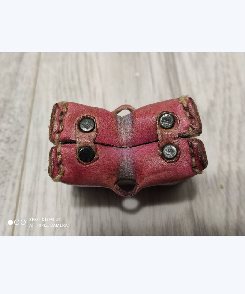 Miniaturowa walizka dla lalek hand made