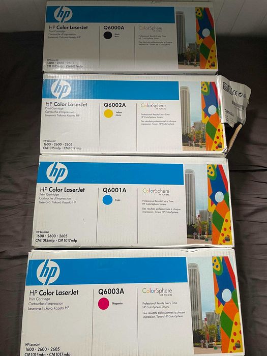 OKAZJA Oryginalne tonery HP Color LaserJet 1600/2600/2605