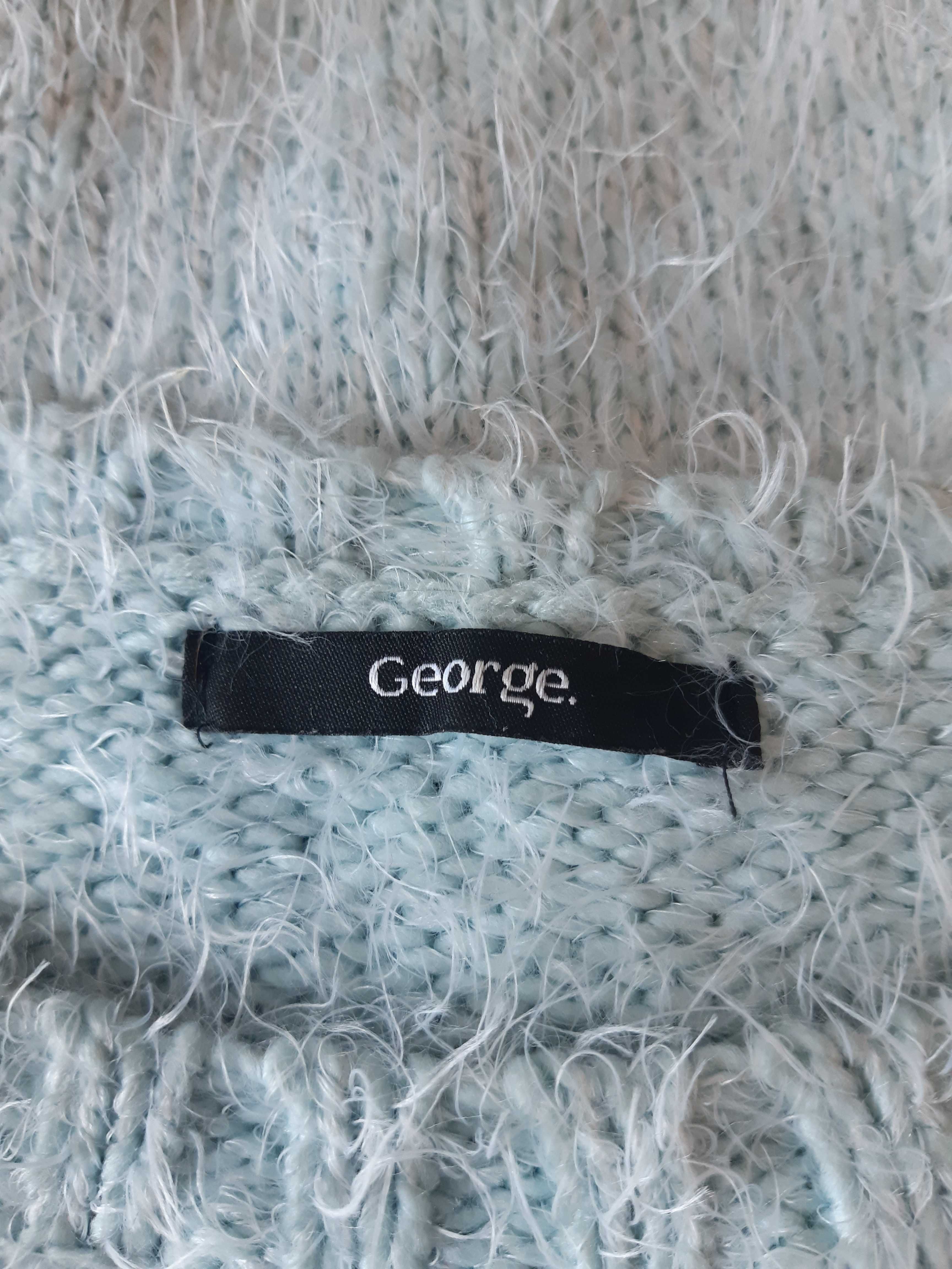 Кофта, свитер теплая травка со стразами george