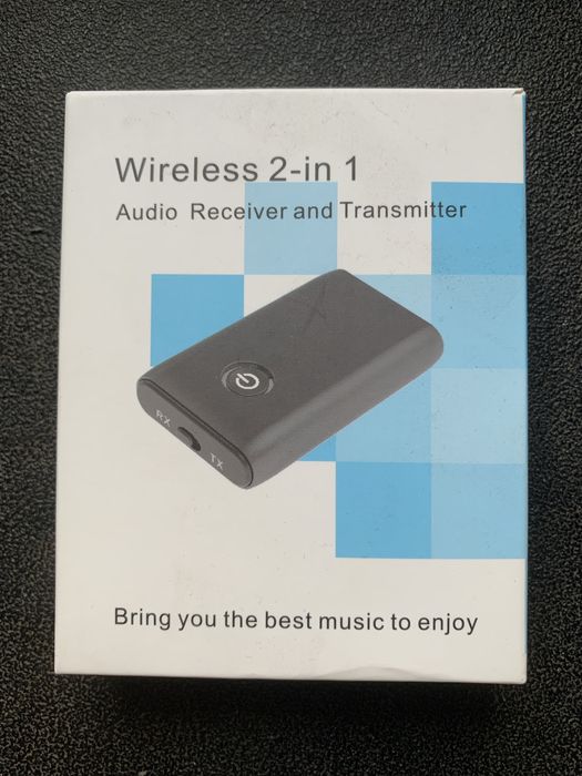 Wireless 2-in 1 Audio Receiver and Transmitter