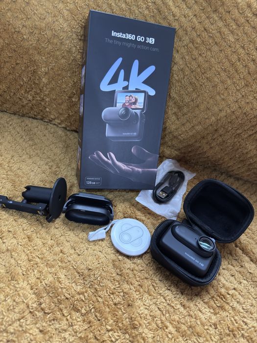 Insta360 GO 3S / 128GB / Gwarancja 18 mie. / Stan IGŁA! / Gratis Akces