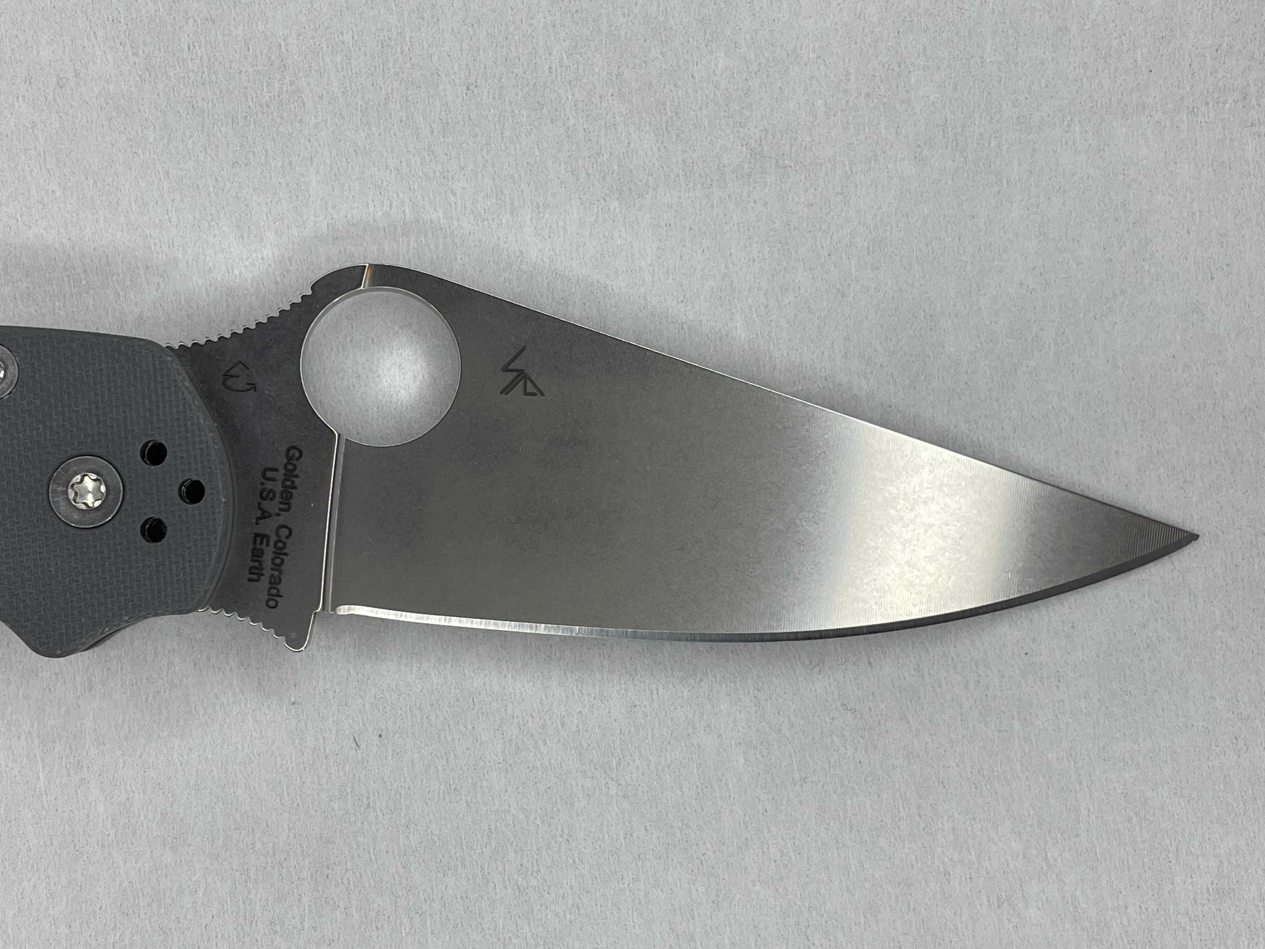 Нож Spyderco Paramilitary 2 Новый Gray Maxamet Оригинал