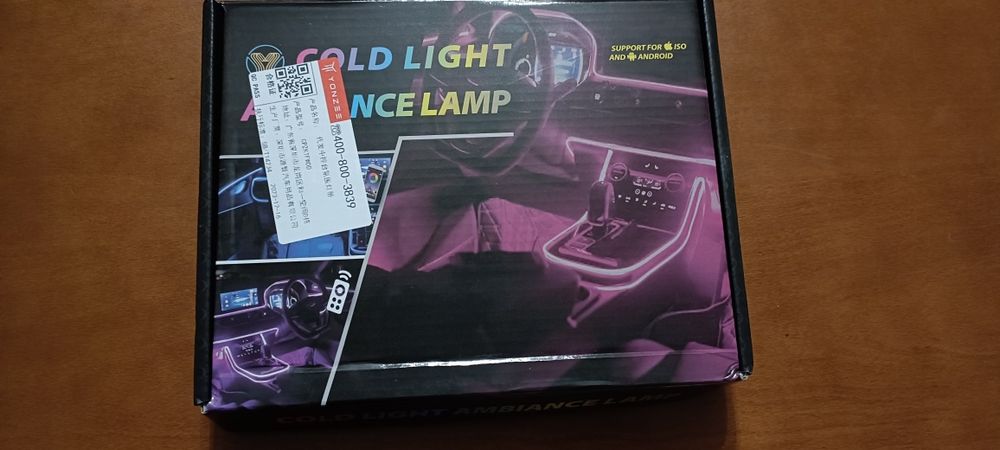 Luz ambiente para Tesla model Y e 3