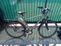 Rower elektryczny crosswave,silnik w kole 24 v,uszkodzona bateria