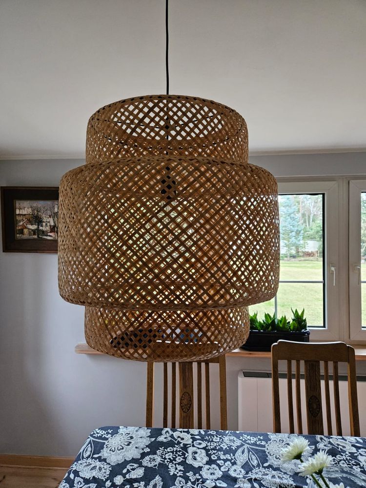 Piękne lampy wiszące bambus
