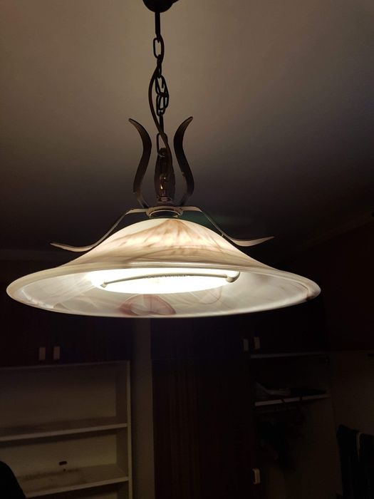 antyczna lampa wisząca sufitowa
