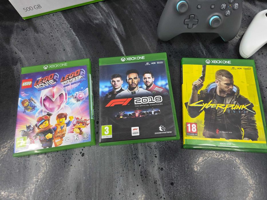 Konsola Xbox One S 500GB z napędem + 3 gry Gwarancja 6 mc ZAMIANA