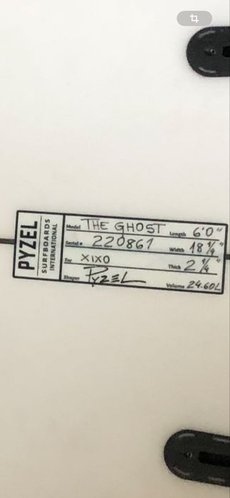 Prancha Pyzel The Ghost