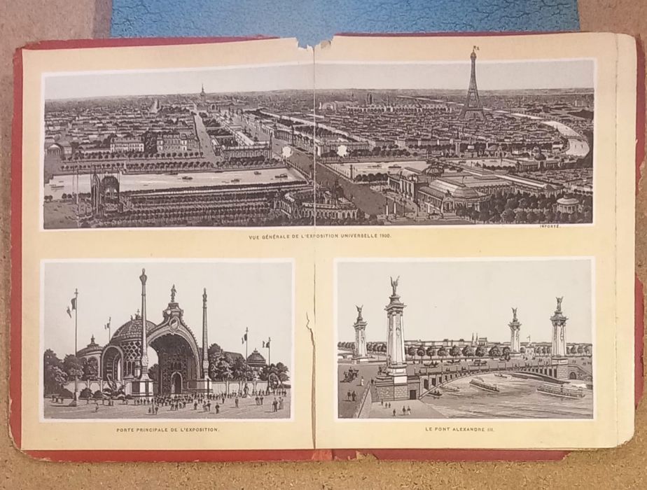 Album original de fotografias Exposition de Paris 1900