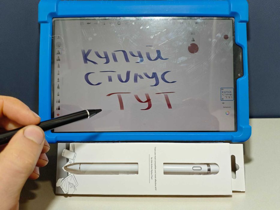 Активний стилус ручка Superfine для планшетів Samsung, Lenovo, Apple