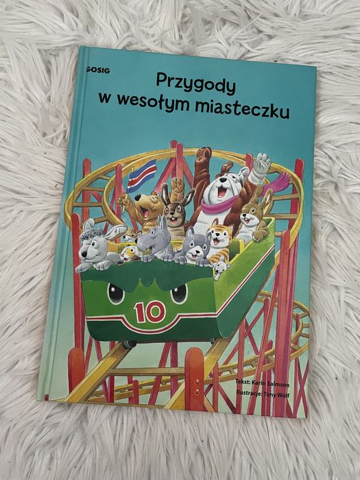 Książka dla dzieci Przygody w wesołym miasteczku prezent