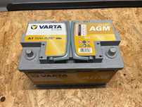 Akumulator AGM 70A 760A prawy plus (VAG/VW/Audi/Skoda/Seat) Varta.