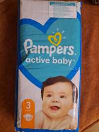 Pampers active baby 3, 52 штуки