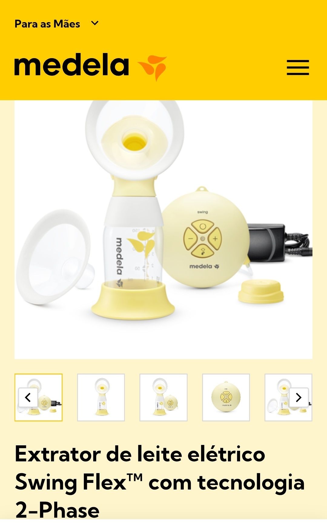 Medela Swing Bomba Extrator Leite: como nova inclui todos acessórios
