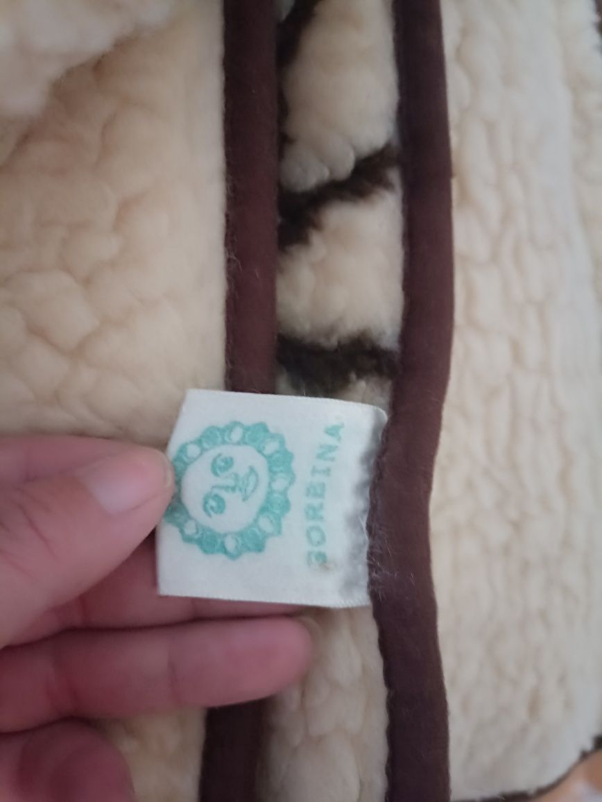 Koc kołdra z wełny owczej 130/180