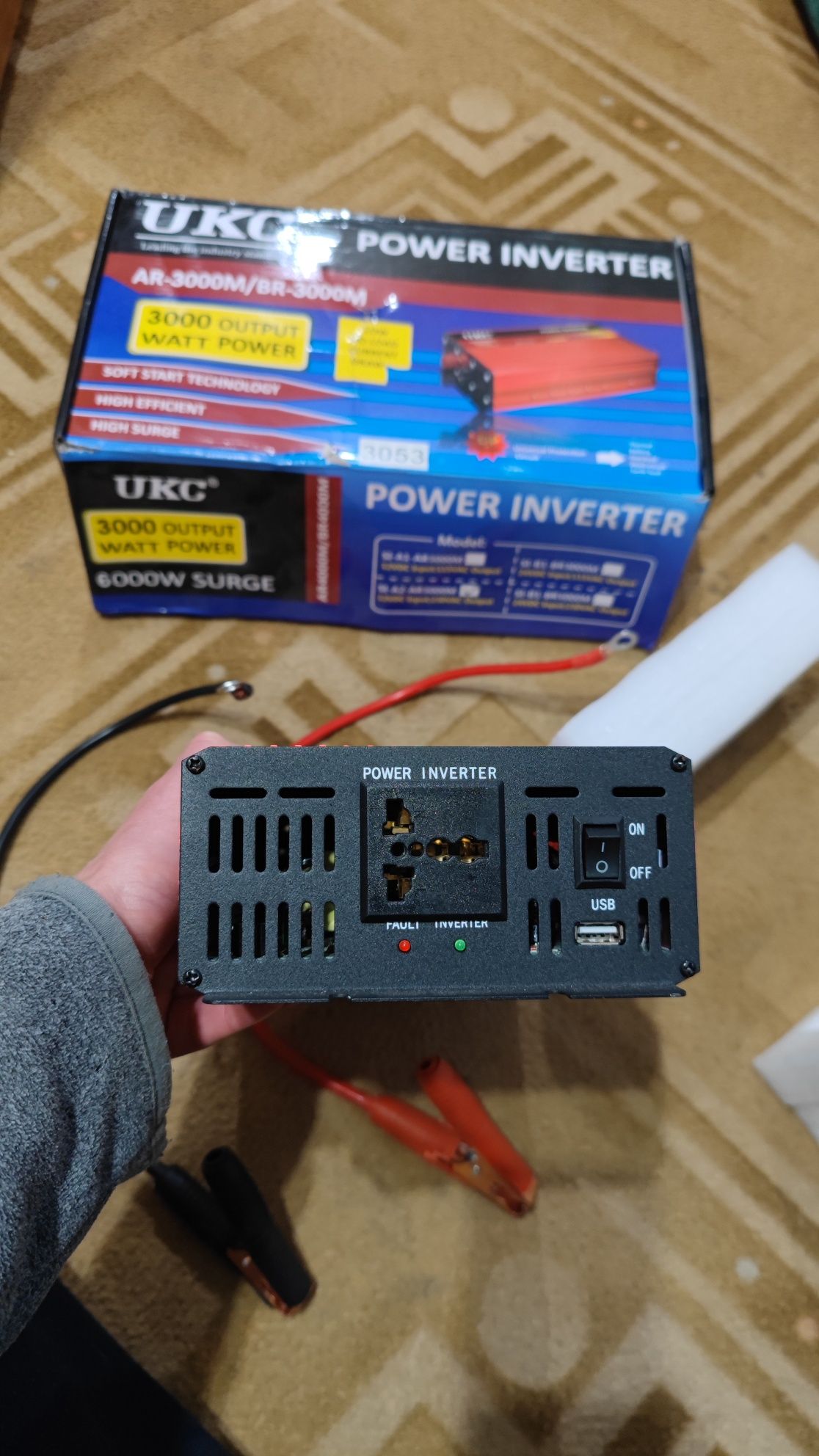 Інвертор ukc 3000w - 6000w 12-220v