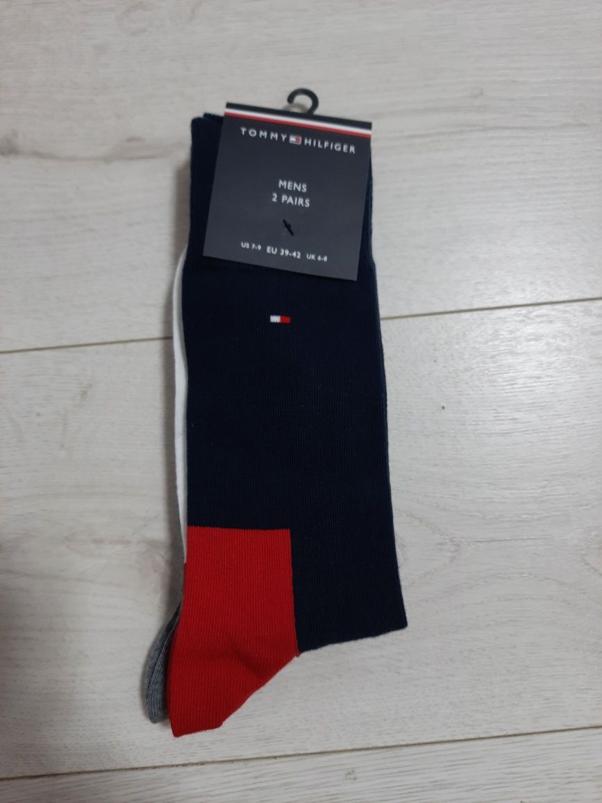 Oryginalne skarpetki męskie Tommy Hilfiger 2-pack 39-42