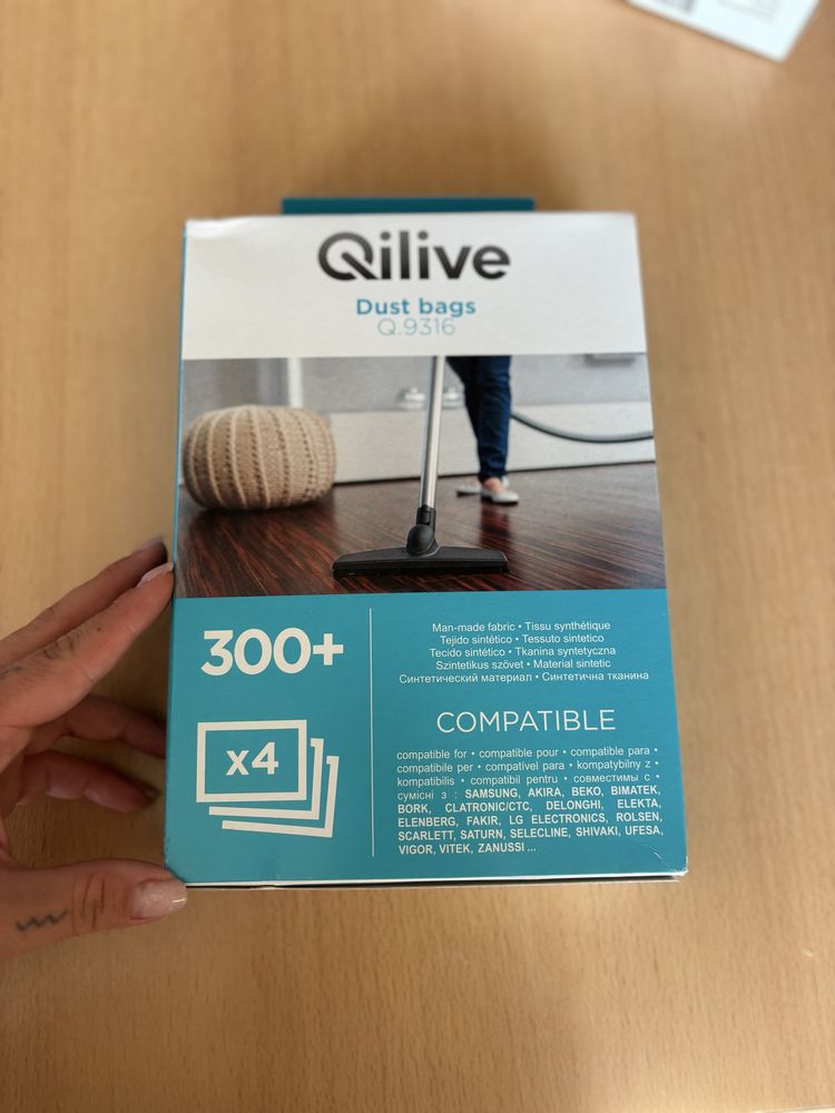 Uniwersalne worki do odkurzacza 5 sztuk + filtr   Vacuum cleaner bags