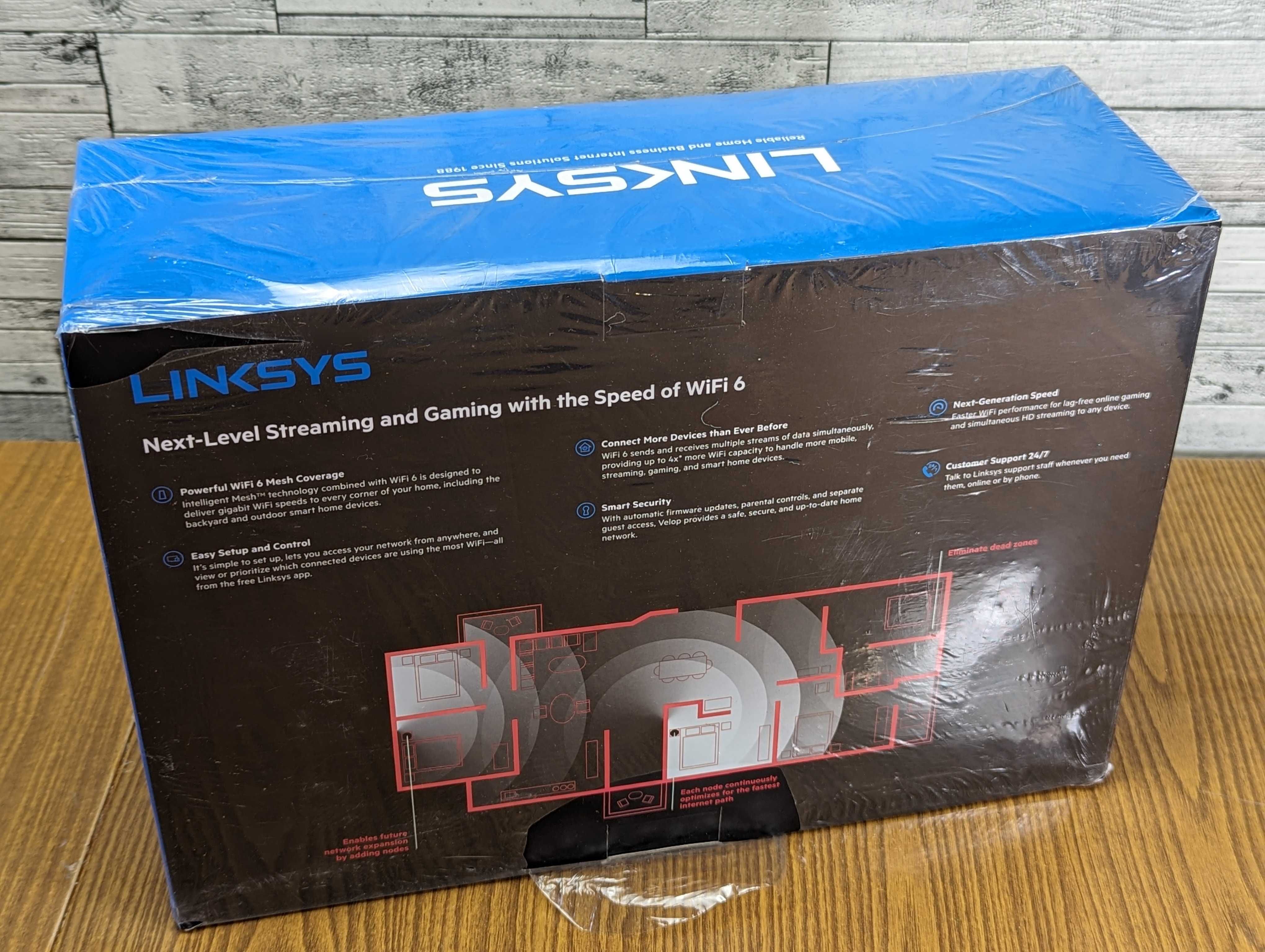 Linksys CISCO Velop WiFi6 Mesh коплект 2роутера MX4000 новое США