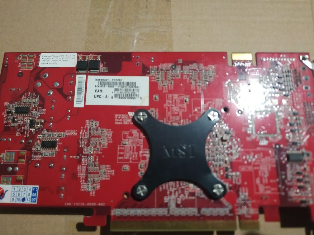 MSI  NX6600 GT 256MB/256mb отличном робочем состоянии.