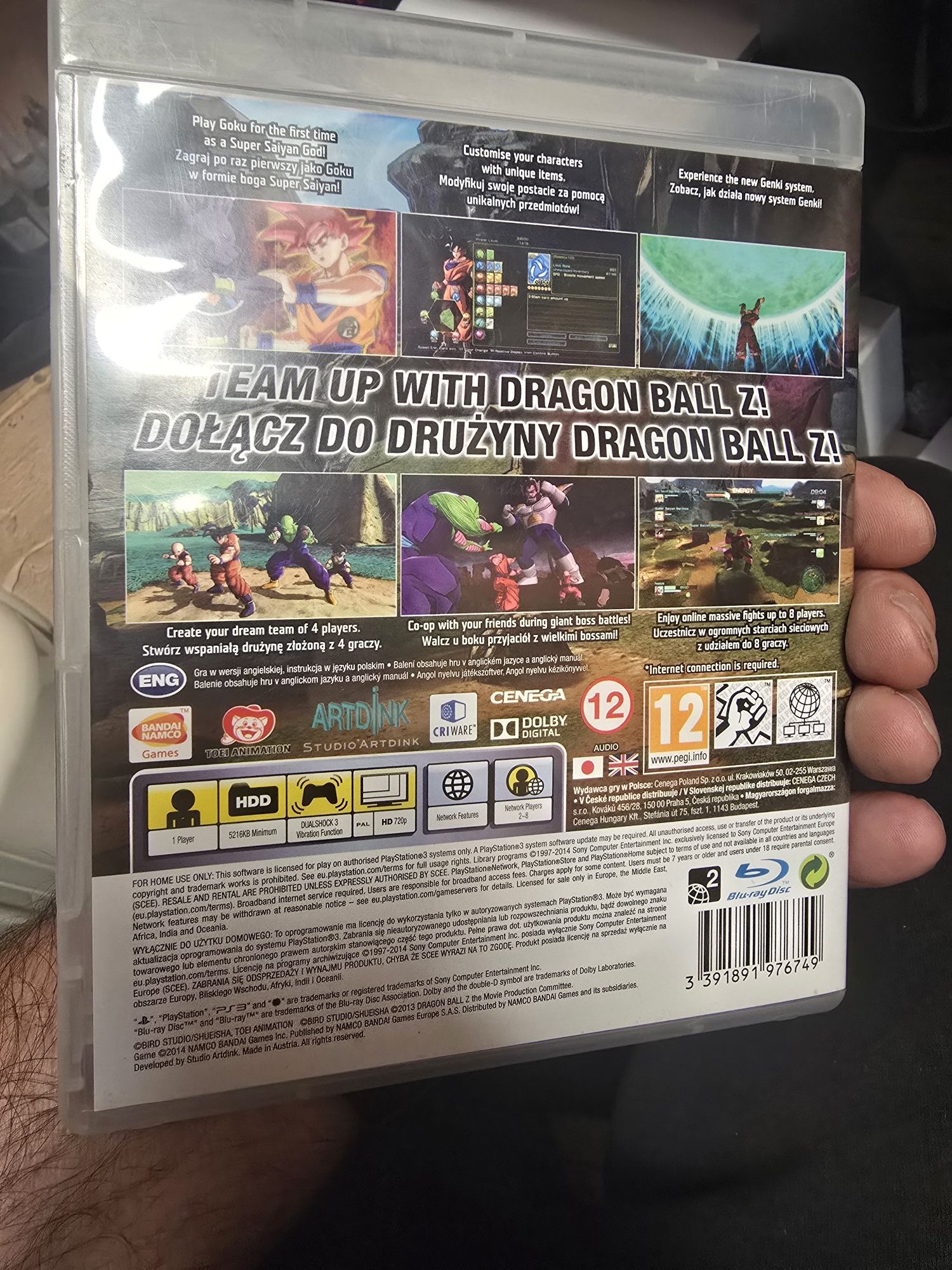 Dragonball z battle of z ps3
