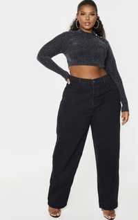 Женские черные джинсы PrettyLittleThing большого размера