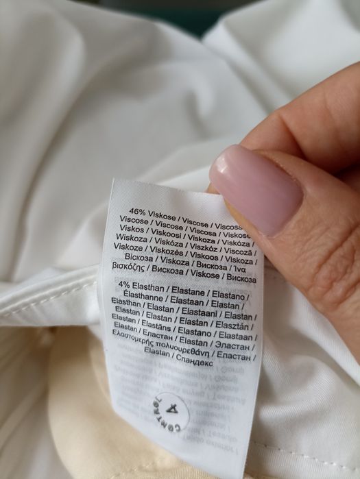 Spodnie kuloty białe damskie s.Oliver roz.L