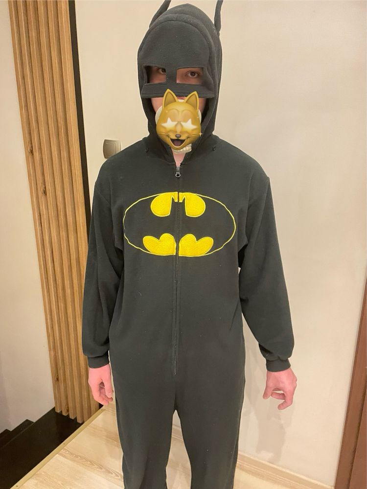 Stroj przebranie Batman pizama polarowa roz M