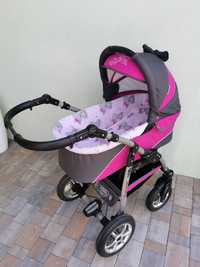 Tanio wózek gondola dla dziewczynki Baby Merc