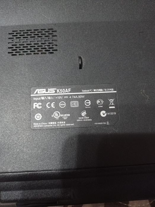Разборка Asus K50AF матрица, клавиатура, ОЗУ, корпус,тачпад,шлейф,петл