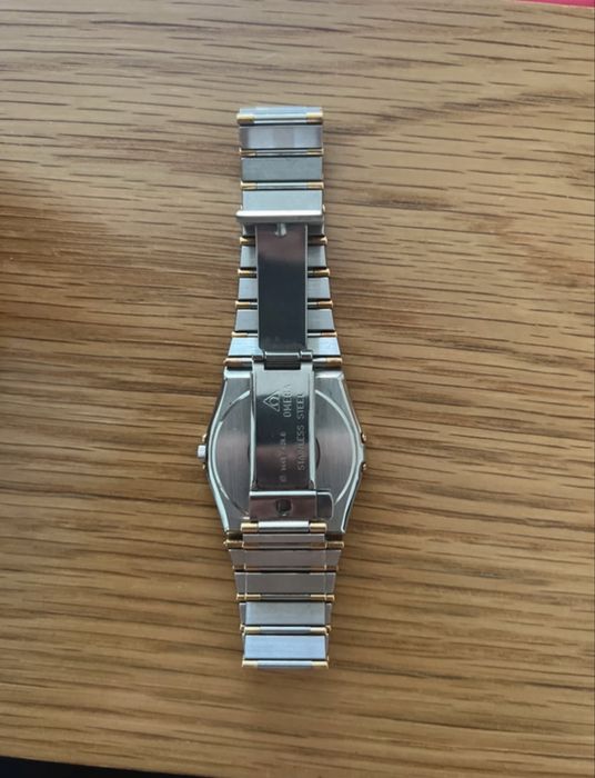 Omega Constellation steel / gold quartz