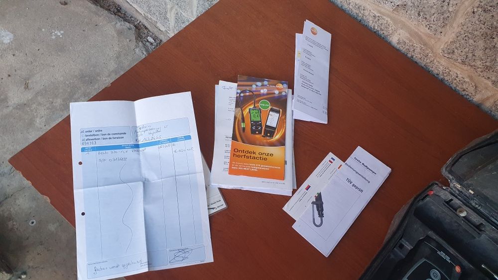 Analizator spalin testo 330 1-XL