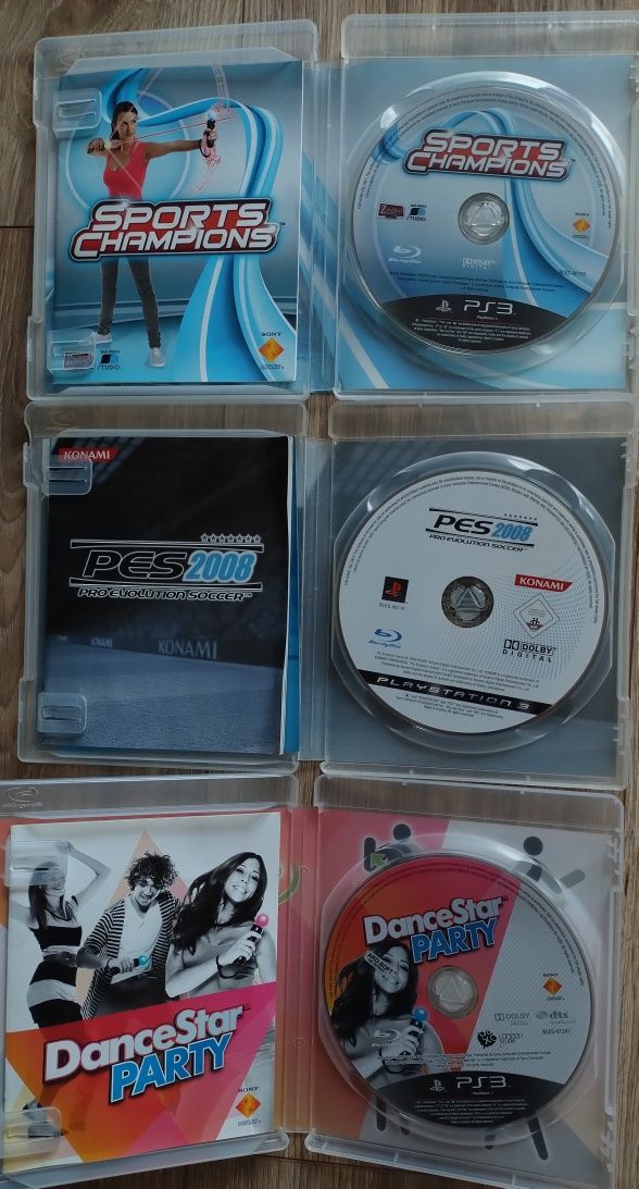 Zestaw 3 gier na konsolę PS3