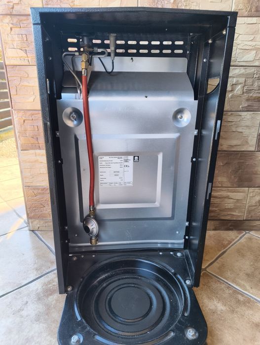 Piecyk gazowy na butlę.