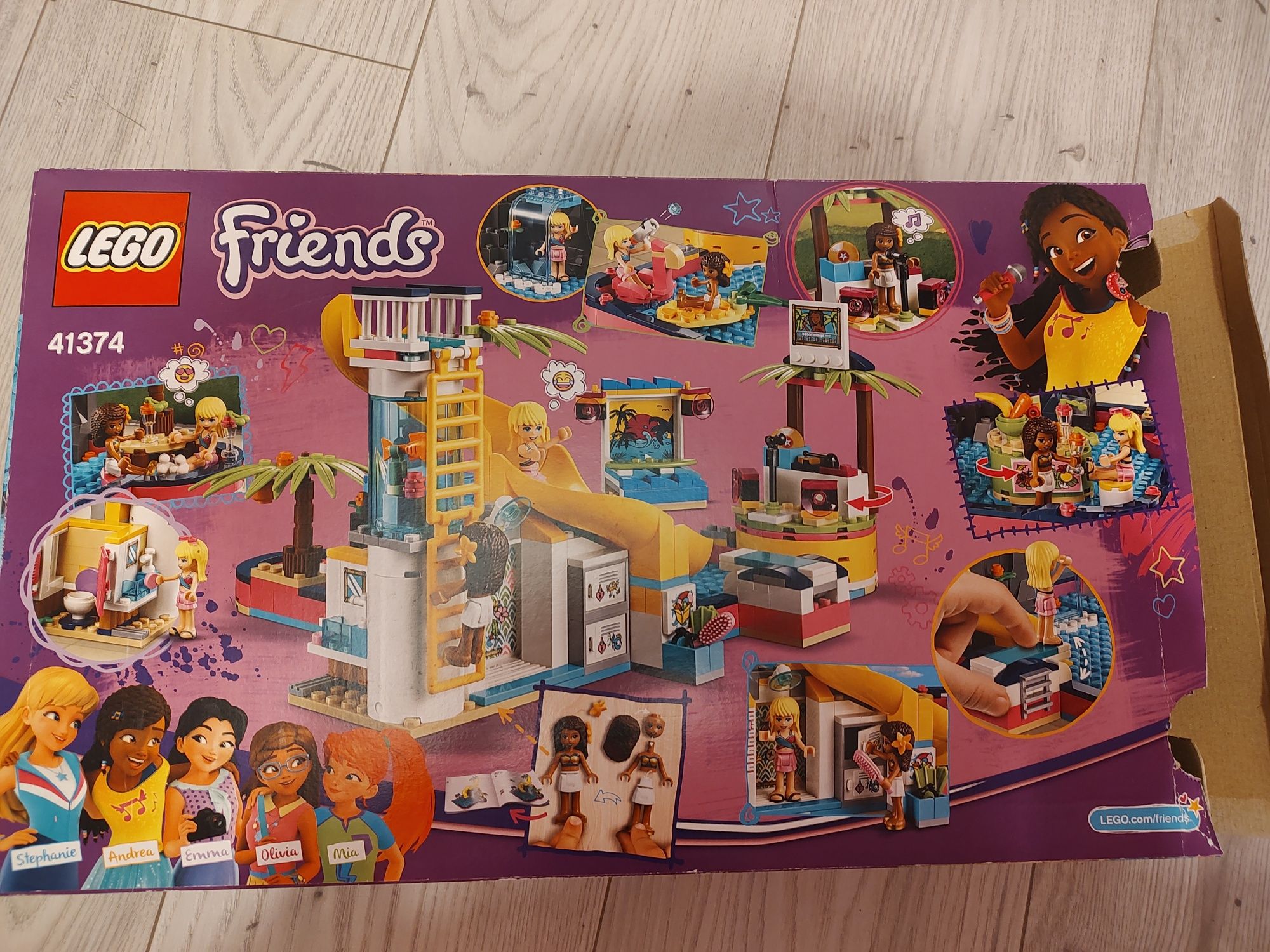 LEGO Friends 41374 Impreza Andrei na basenie 468 elementów używane