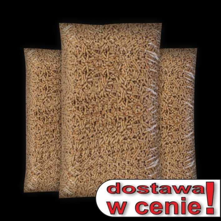 Pellet (15kgx60kg=900kg) ≥ 17,2MJ - dostawa w cenie Oferta Cała Polska