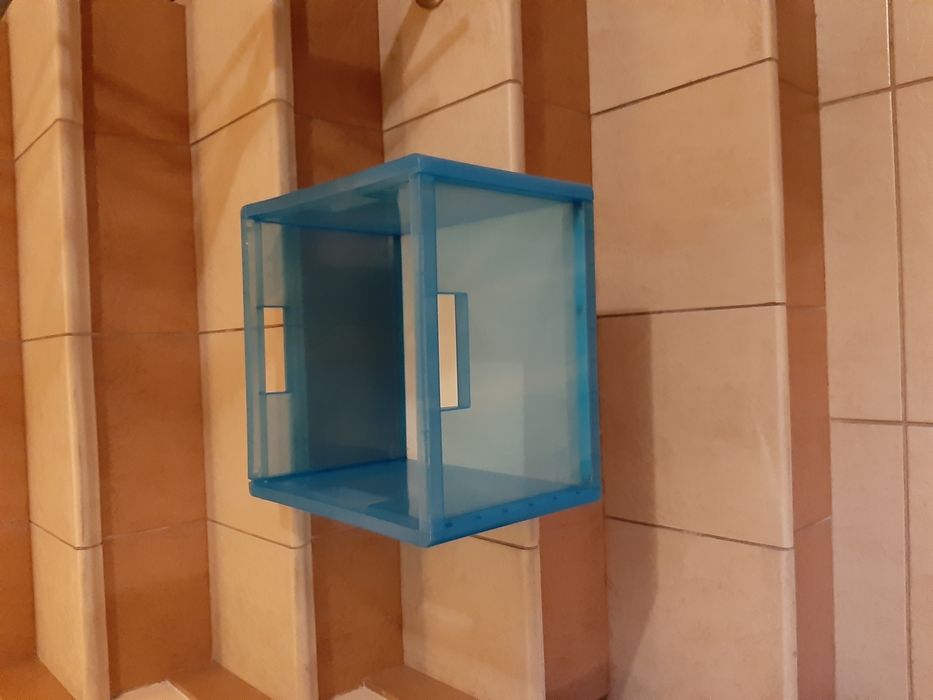 Pojemnik plastikowy 26 wys x36 zabawki pudełko stolik zabawa ikea smyk