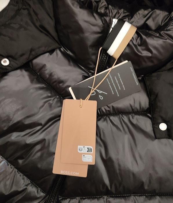 Kurtka pikowana ze stójką model ‘Pepule’ - czarny Boss nowa z metką