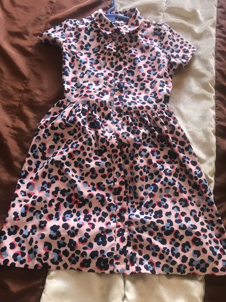 Vestido Zara 9-10 anos linho algadao