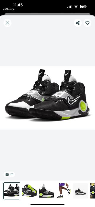 Кросівки унісекс Nike Kd Trey 5 X Basketball Shoes Black