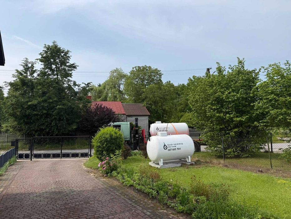 Zbiornik butla na gaz propan 2700 litrów ogrzewanie na gaz