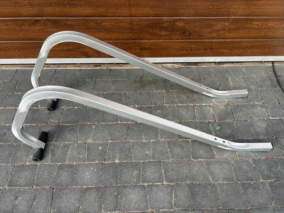 Uniwersalny hak dachowy do drabiny aluminiowy 93 cm z kółkami