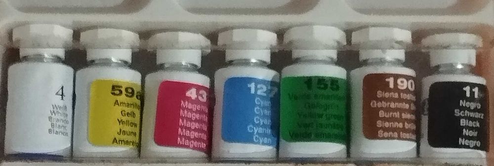 Tinta de guache Pelikan 10ml.