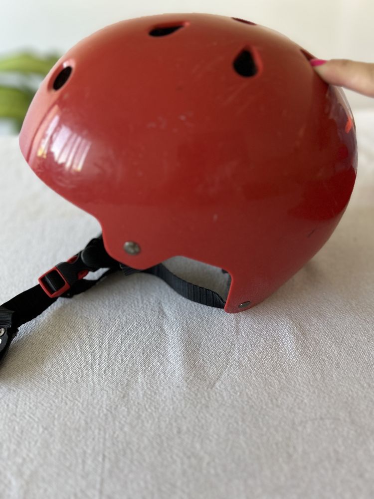 Capacete Oxelo Play TR red