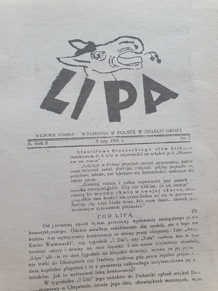 Gazeta Lipa - wesołe pismo