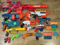 Zestaw pistoletów Nerf Fortnite Elite Minecraft Roblox