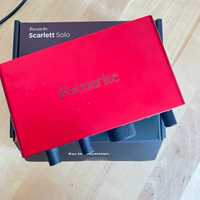 Focusrite Scarlett Solo 4th - stan idealny, na gwarancji - z marca br.