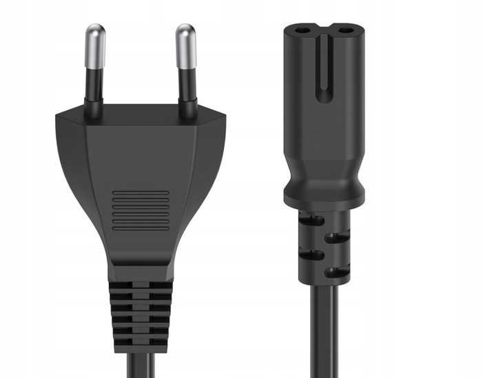 Kabel Zasilający do Radia ósemka 1m czarny