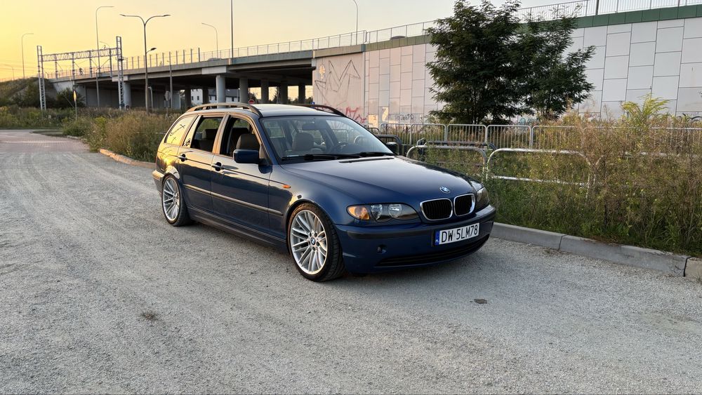 BMW E46 318i touring topasblau niski przebieg drugi właściciel w kraju